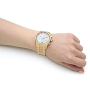 Michael Kors MK7241 Lexington Gold Toned Steel Women's Watch - mzwatcheslk srilanka